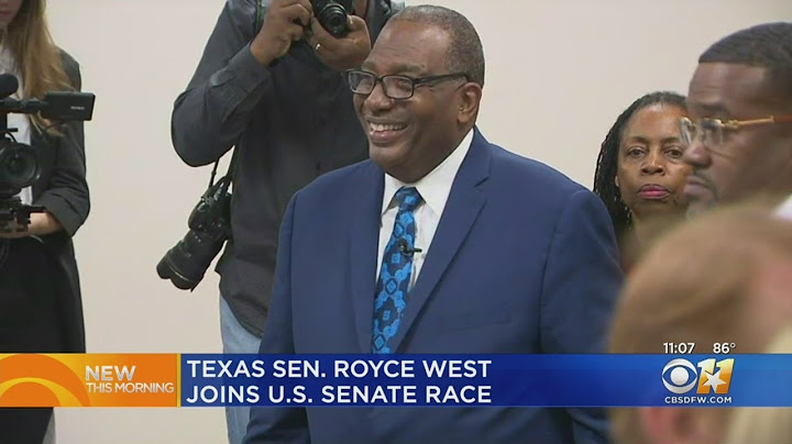 State Senator Royce West Joins Race To Unseat John Cornyn